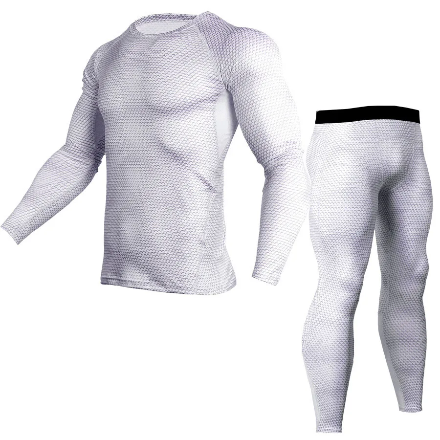 2020 Rashguard MMA компрессионная одежда костюм Топы И Футболки Базовый Слой Леггинсы