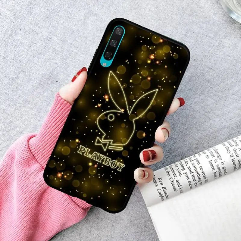 

LJHYDFCNB Playboy Phone Case For Huawei P20 30 40 Pro Mate 30 40 Pro Xs Rs Nova 7se Pro Honor 10
