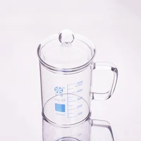 beaker in low form with glass handle and no spout500mlouter diameter90mmthickness3mmheight120mmlaboratory beaker