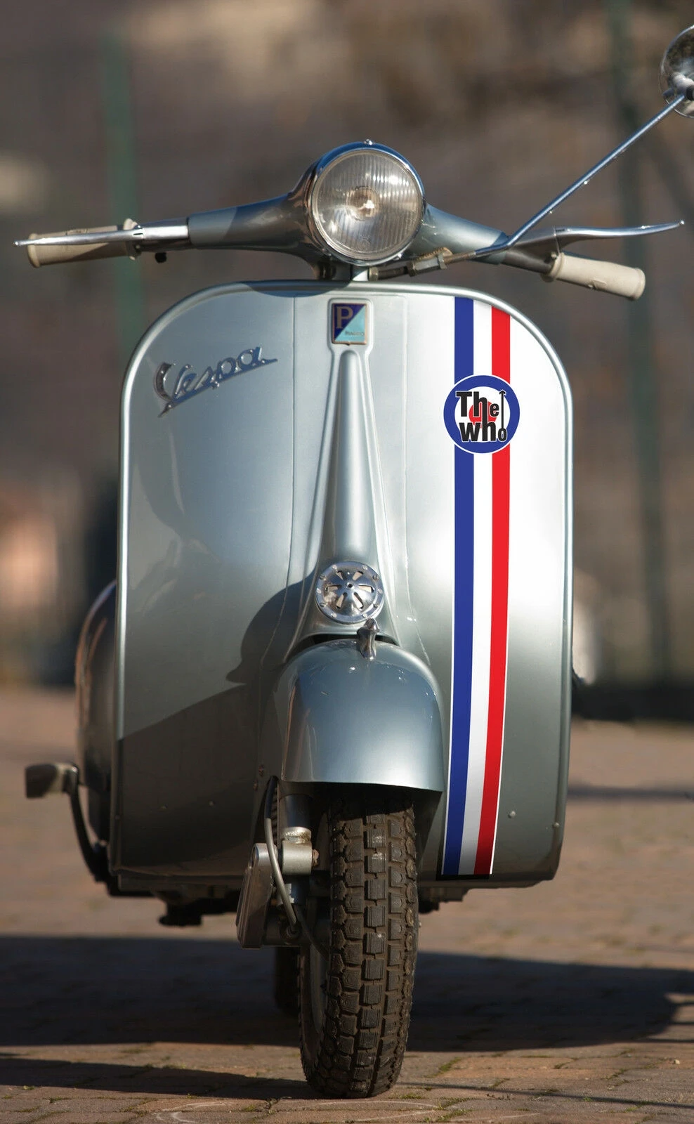 Винтажный Стиль передняя обтекатель полоса THE WHO для скутера VESPA lambrita|Наклейки на автомобиль| |
