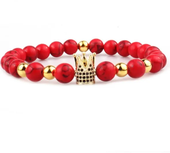 

8mm red multicolor nature Agate Onyx Chakra Healing Reiki Buddha Yoga Bracelet elastic adjustable Volcanic Stone Bangles jvg3