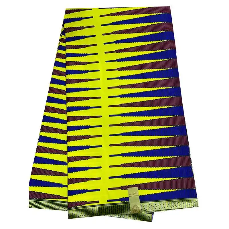 Оптовая продажа ткань из 100% полиэстера не хлопчатобумажная африканская