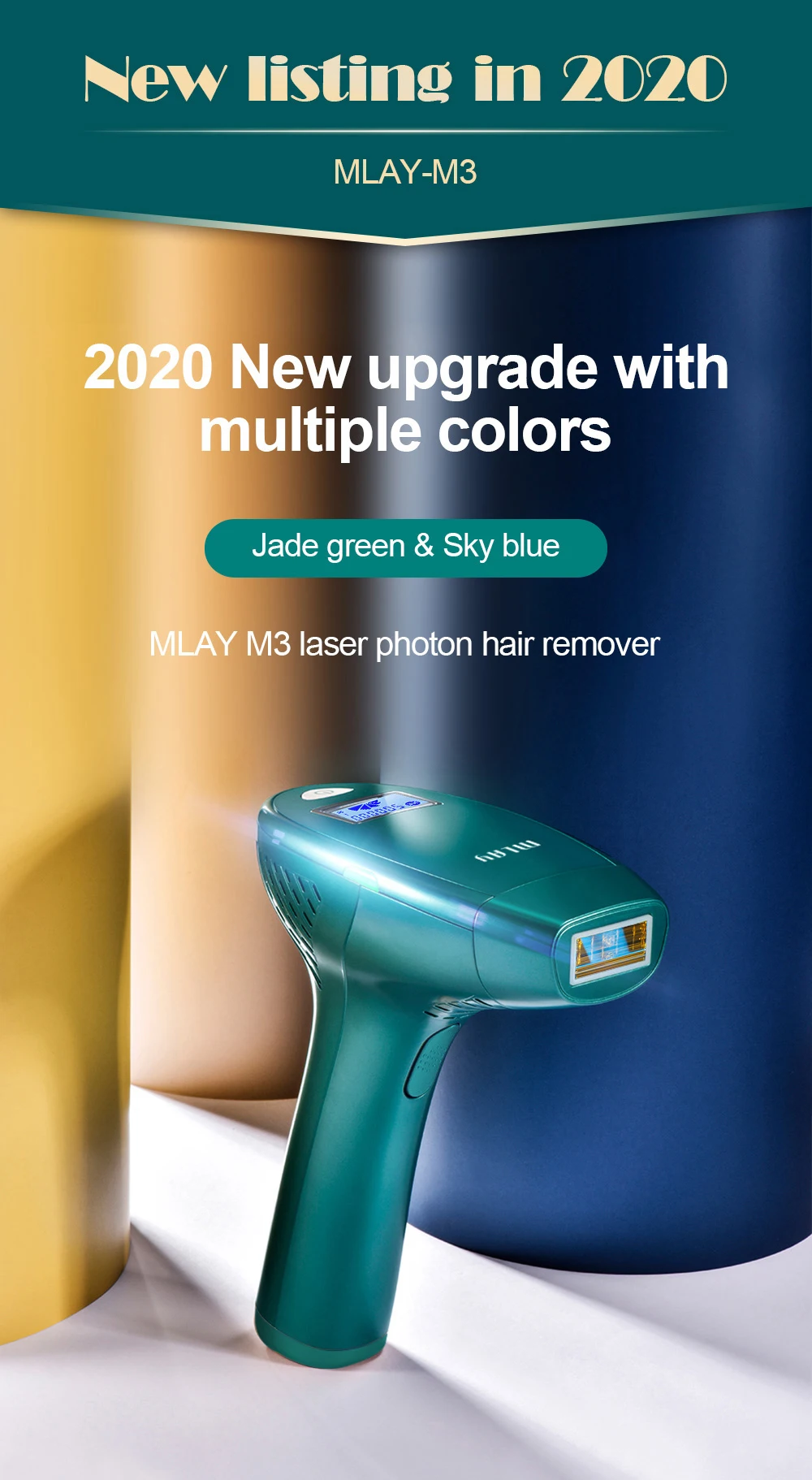 Dispositivo de Remoção do Cabelo Mlay Laser Nova Fábrica m3 Modelo Vendas Quentes Uso Doméstico Ipl 500000 Shotsfor 2022 Fda 4 ipl dispositivo de remoção do cabelo 500000 shotsfor frete grátis