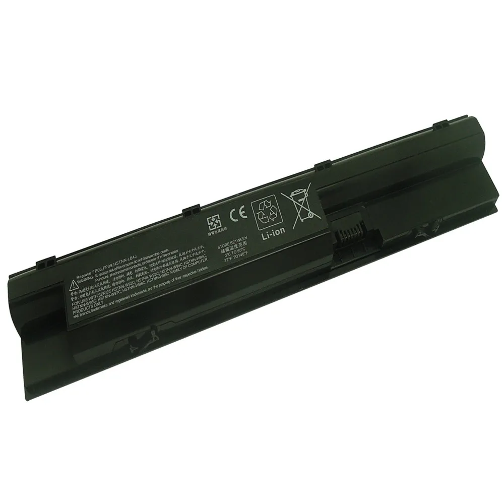 6 ячеек Аккумулятор для ноутбука hp ProBook 440 445 450 455 470 G0 G1 HSTNN-W98C HSTNN-W99C HSTNN-YB4J FP06 FP09