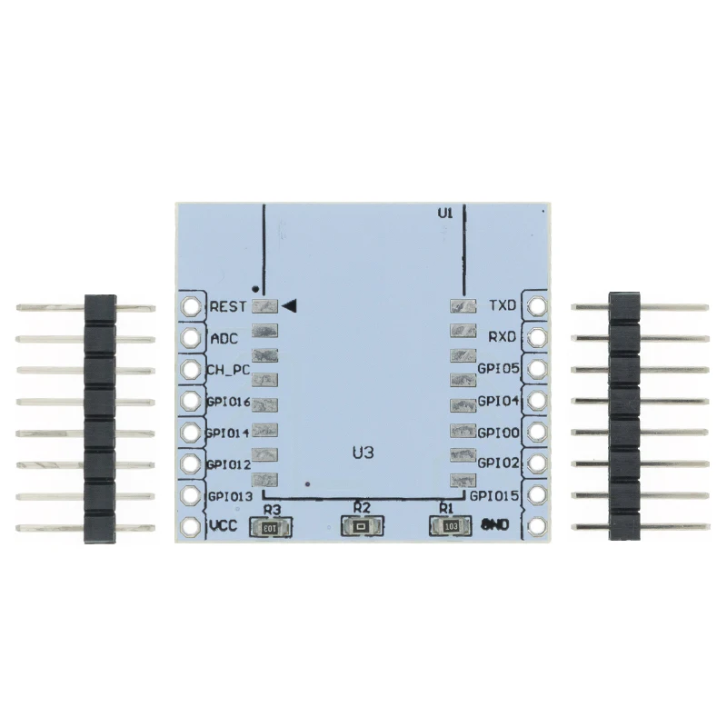 ESP8266 серийный WI-FI модуль адаптер пластина распространяется на ESP-07, ESP-12F, ESP-12E Беспроводной доска для arduino