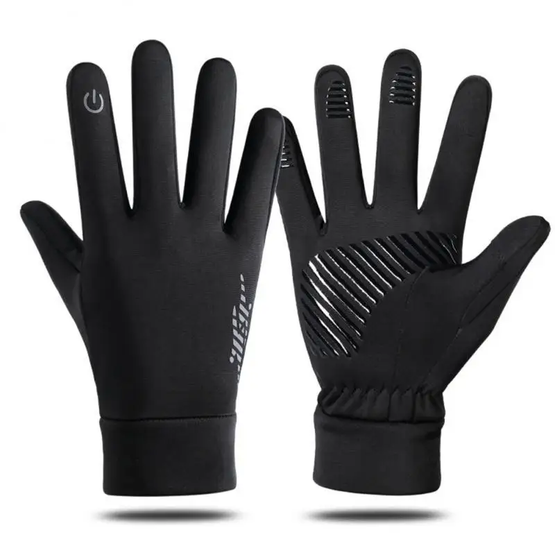 

Ветрозащитные велосипедные перчатки для сенсорных экранов для езды на горном велосипеде велосипедные перчатки теплые мотоциклетные зимни...