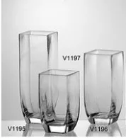 Прозрачная стеклянная ваза квадратный стол для домашней мебели цветочные