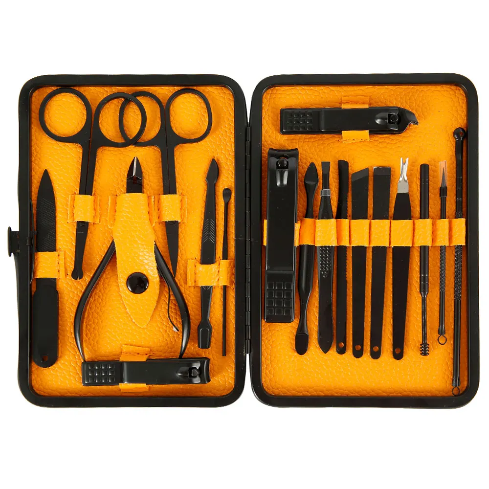 18 шт. ножницы для ногтей из нержавеющей стали профессиональный набор ухода за