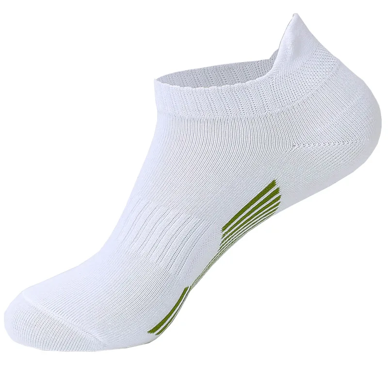 

New Men's Boat Socks Cotton Calcetines Hombre Outdoor Sports Basketball Cycling Short Socks Man Clothing White Crew Sock