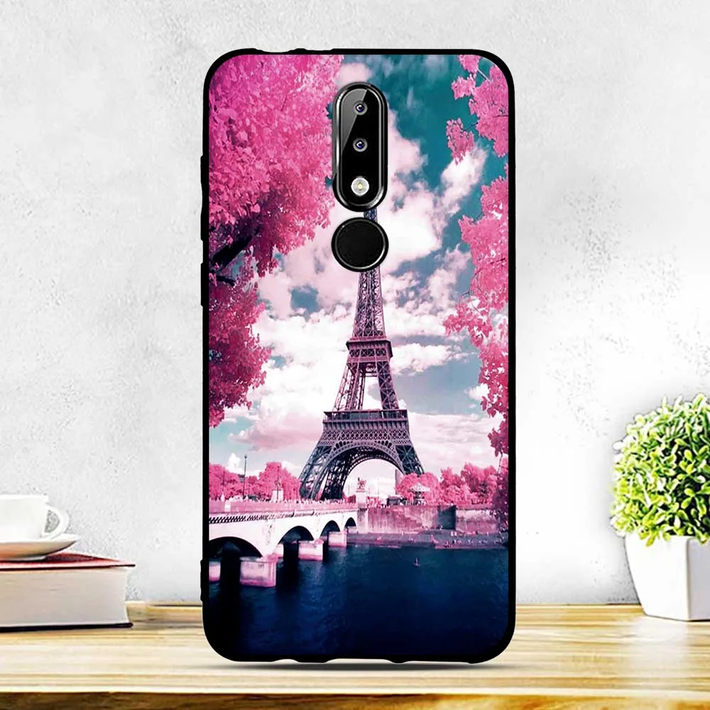 Чехол для Coque Nokia 5 1 Plus чехол 86 "TPU Мягкий силиконовый X5 Fundas чехлы