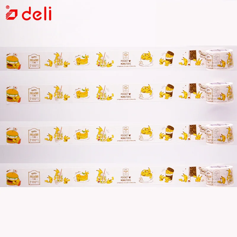 Deli васи лента Пикачу милые животные цифровой шаблон Скрапбукинг Бумага декор