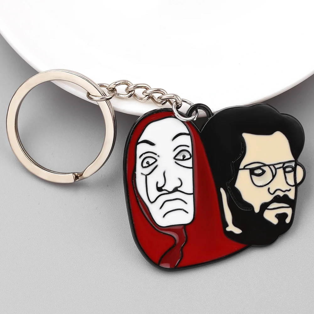 Брелок La Casa De Papel эмалированный металлический брелок для ключей с изображением