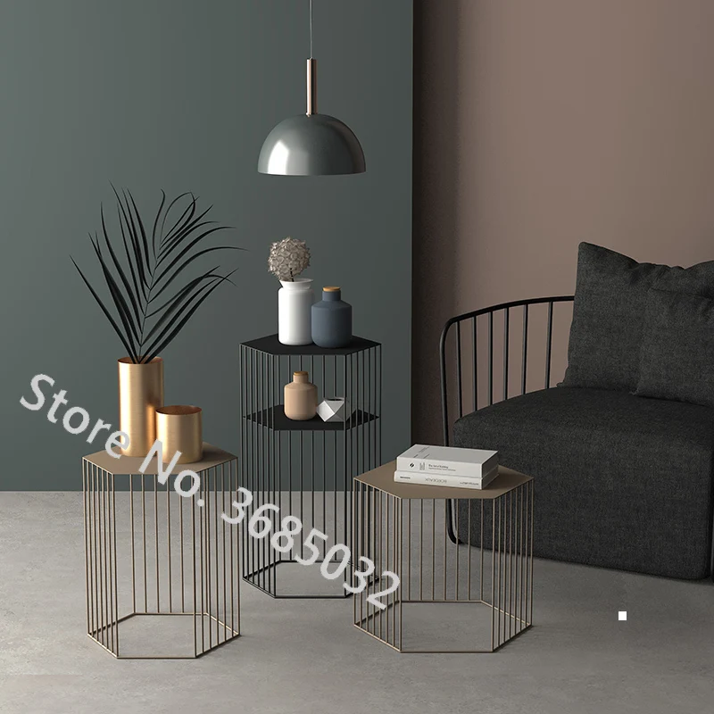 Новые модные железные журнальные столики креативные в гостиной простые