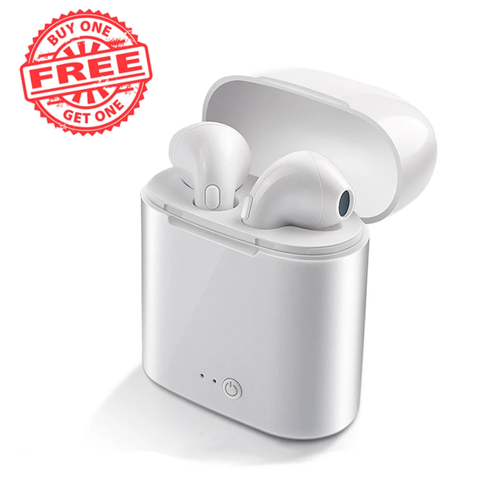 Беспроводные наушники i7s TWS беспроводные Bluetooth с чехол|Наушники и гарнитуры| |