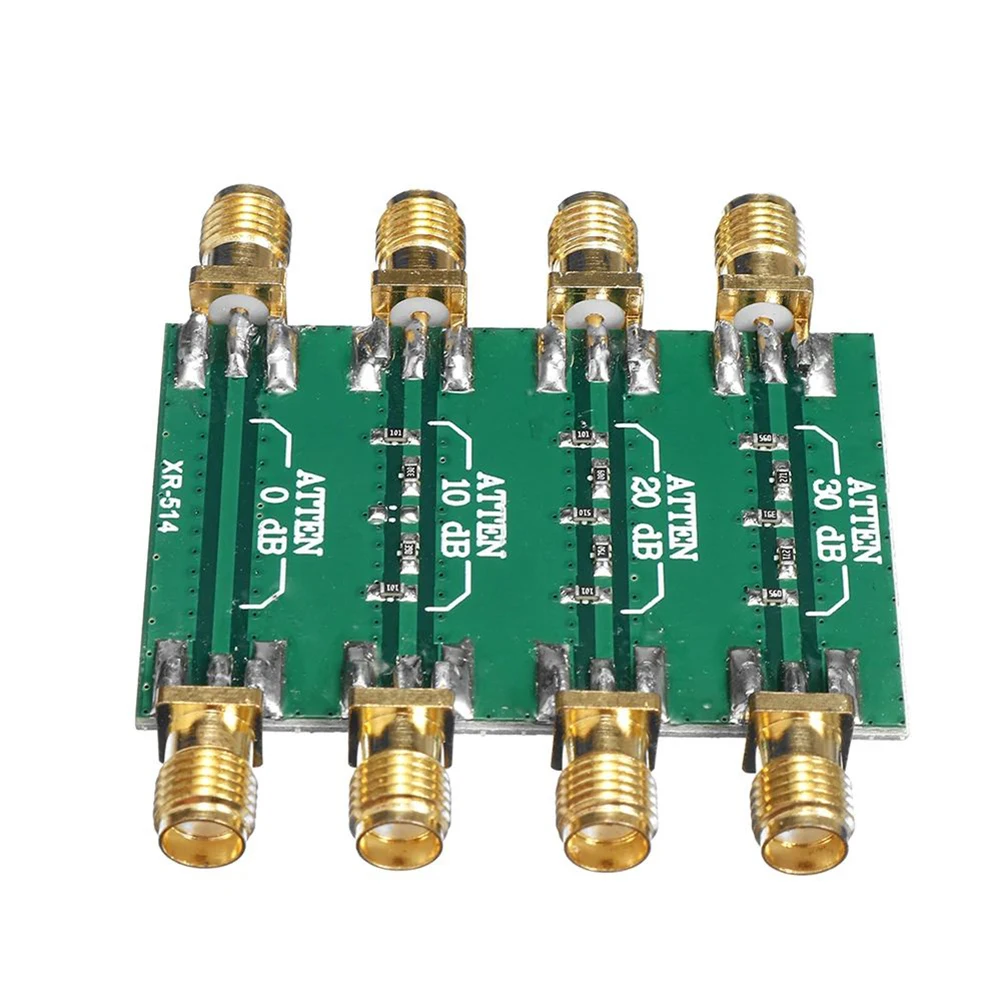 

1/5pcs DC-4.0GHz RF Fixed Attenuator SMA Double Female Module Board Component Radio Frequency 50Ω 0dB 10dB 20dB 30dB Attenuator
