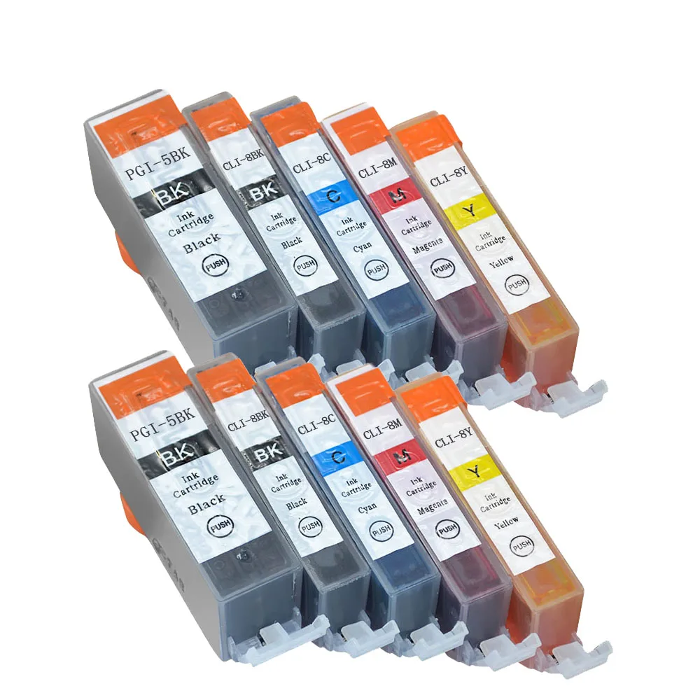 Совместимый картридж для замены принтера Canon PGI5 CLI8 PGI 5 PIXMA IP 4200 4300 4500 5200 5300