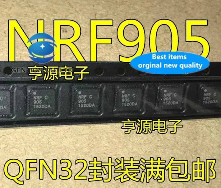 

10pcs 100% orginal new real photo NRF905C NRF905B NRF905 QFN-32 Single Chip RF Transmitter