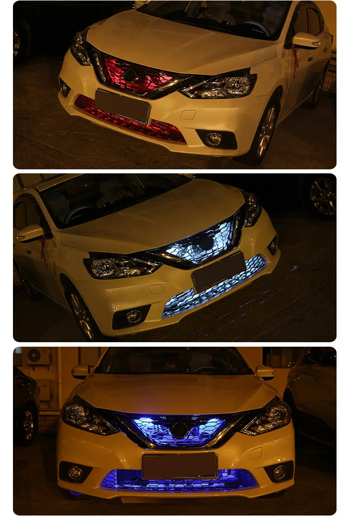 Tcart Заборная решетка динамический led RGB lights огни для honda BRV Brio HRV vezel city accord 7 jazz аксессуары