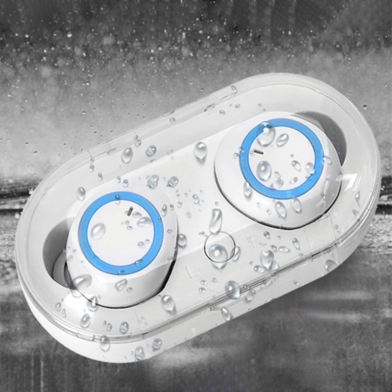 TWS Bluetooth Earphone Waterproof Wireless Headset Deep 6D Bass Earbuds True Stereo Headphone | Электроника