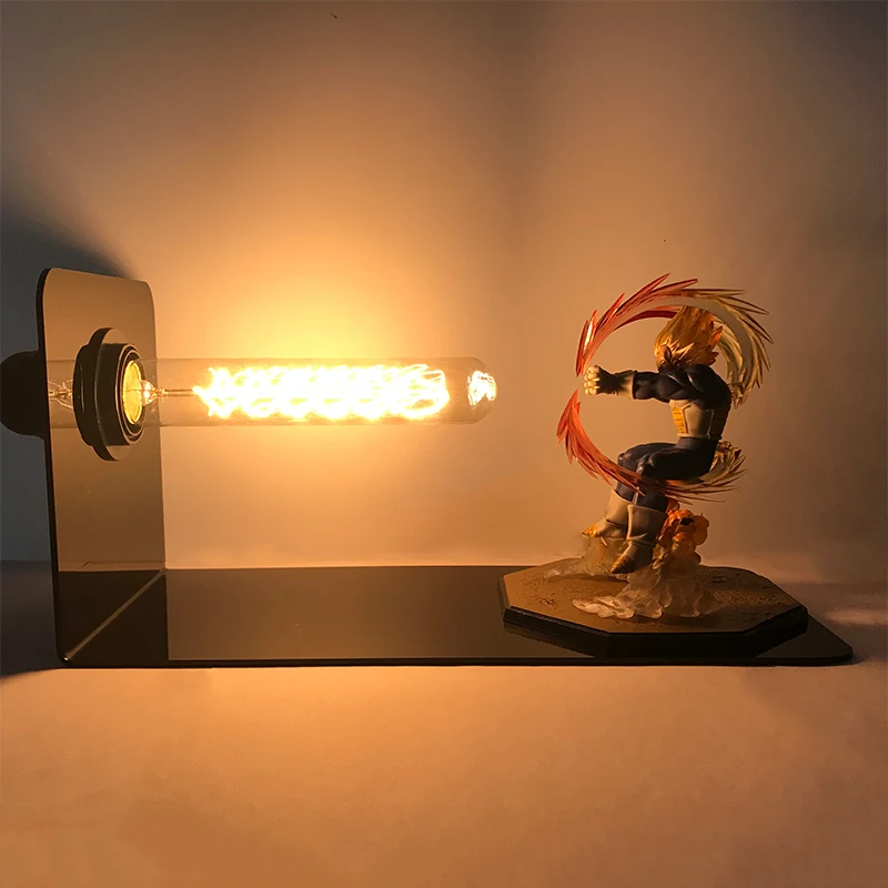 Dragon Ball и super Goku Vegeta Gogeta figulas светодиодный светильник Dragon Ball Лампа Ultra Instinct Goku декоративный ночной Светильник для спальни подарки - Цвет: vegeta3