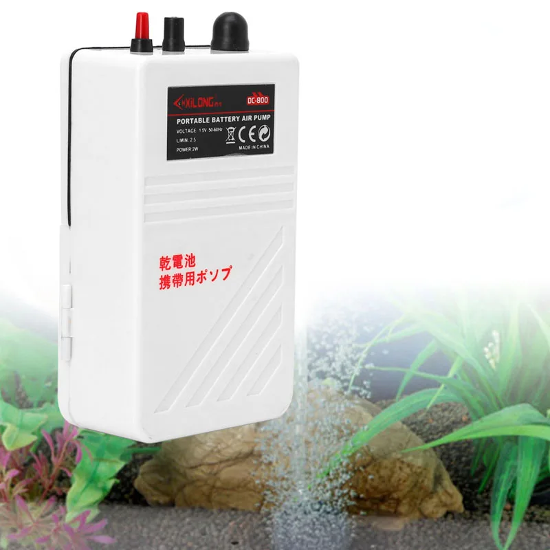 Аквариум с батарейным питанием Air аэратор насоса кислород воздушным камнем 2 Вт
