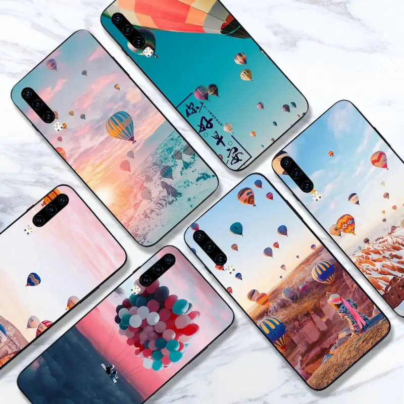 

Landscape sports hot air balloon Phone Case For Huawei honor Mate 10 20 30 40 i 9 8 pro x Lite P smart 2019 Y5 2018 nova 5t