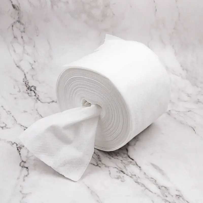 Один рулон одноразового очищающего полотенца для лица Хлопок Мягкий инструмент