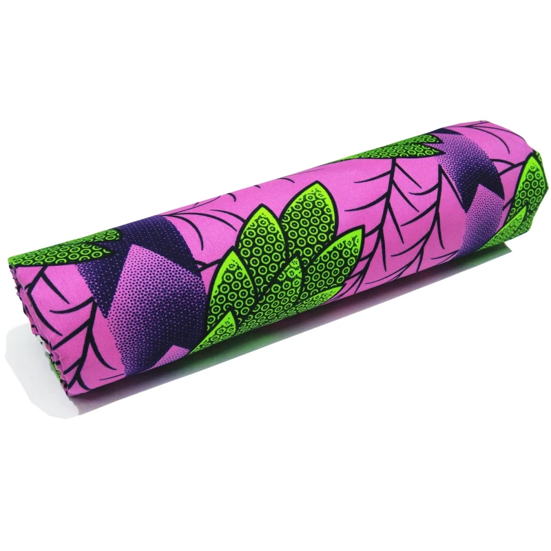 

2020 Nigerian Wax Fabrics Real Veritable Purple Printed High Quality Polyester African Pange Wax Fabric