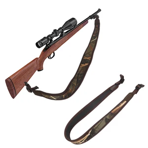 Tourbon охотничья ружье слинг Тактический переносной ремень Камуфляж пояс для винтовки плечевой ремень прорезиненный Противоскользящий