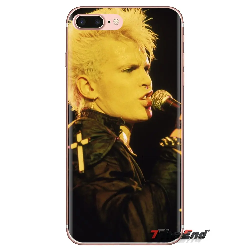 Для htc один U11 U12 X9 M7 M8 A9 M9 M10 E9 Plus Desire 630 530 626 628 816 820 830 rock исполнителя Billy Idol прозрачные - Фото №1