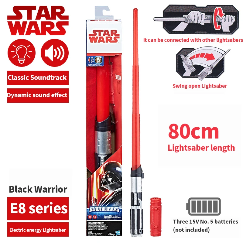 Световой меч Hasbro Звездные войны E8 Rey Power регулируемый рыцарь джедая Люк Скайуокер
