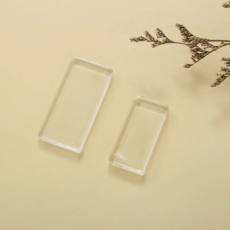 

DIY Jewelry Time Gem Glass Patch Flat Square Transparent Color Creative Refrigerator Magnet Manufacturers Wholesale