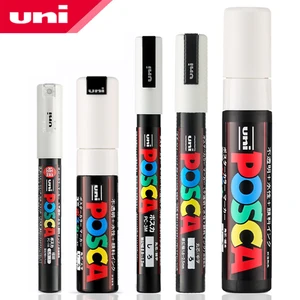 Ручка для рисования UNI Posca, 5 шт.компл., разные метки, 5 размеров, каждая с 1 ручкой, фоторучка3 м5 м8K17K, поп-постер для рисования, рекламная ручка