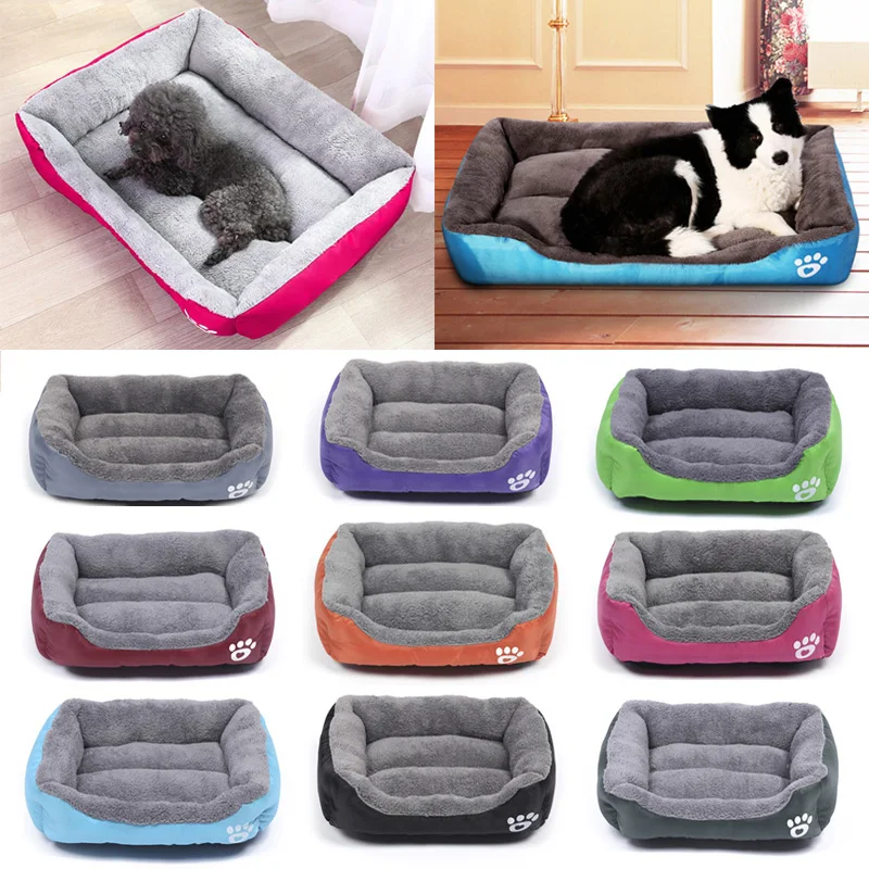 Мягкая теплая кровать для питомцев дышащий домик малых и средних больших