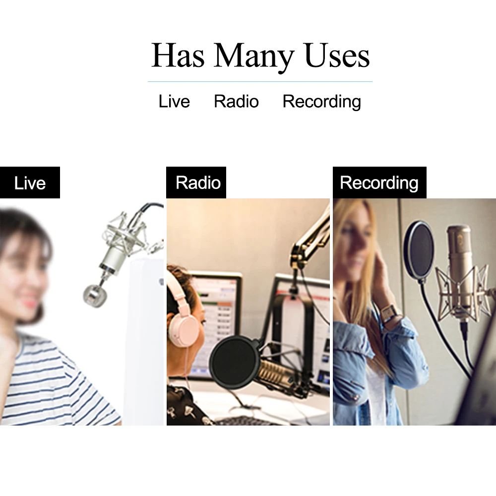 Bm800 микрофонная ножничная Подвесная подставка для микрофона зажим держатель и