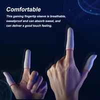 5 pair non slip gaming fingertip gloves mobile phone game fiber breathable gaming finger covers non scratch sleeves protectors