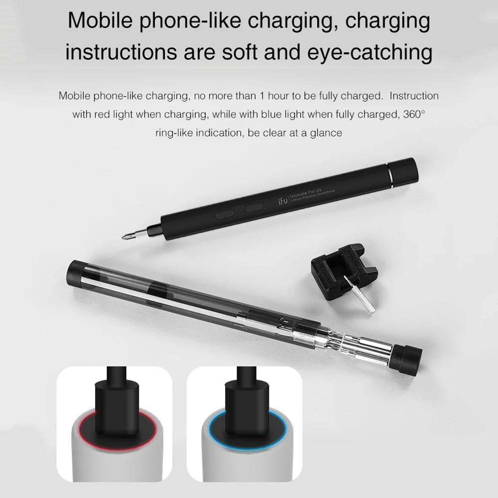 

Meterk Electric Power Screwdriver Rechargeable Lithium Precision Screw Driver USB Charging For Laptop PC Cellphone Small Devices