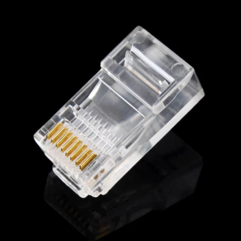 20 шт. Разъем Cat5 RJ45 8P8C модульный Ethernet-кабель с головкой сетевой разъем Cat 5 LAN |