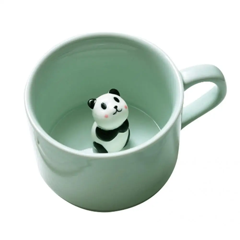 

Ceramic Attractive Adorable Animal Decor Coffee Mug Long Lasting Water Mug Eye-catching for Home
