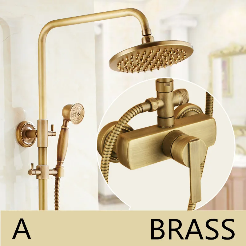 Душевая система настенный смеситель для душа ванной комнаты с высоким давлением