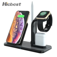 3 in 1 wireless charging charger for iphone wireless inductive charger 3 in 1 for iphone 8 plus x xr xs airpods apple watch 3in1