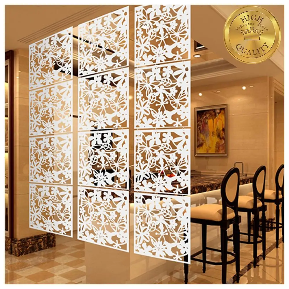 Украшение для дома Мода 4 шт. бабочка птица цветок висит экран разделительная