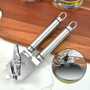 304 stainless steel can opener multifunctional powerful manual bottle opener kitchen gadgets free global shipping