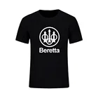 Новая мужская футболка Beretta 92 m9, футболка с пистолетом, снайперской винтовкой джунглей, рифелем, огнестрельным оружием, Мужская футболка с логотипом в Военном Стиле