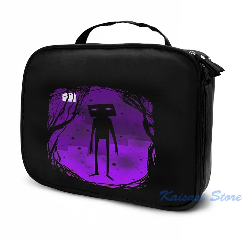 Забавный рюкзак с графическим принтом Enderman USB-зарядкой мужские школьные сумки