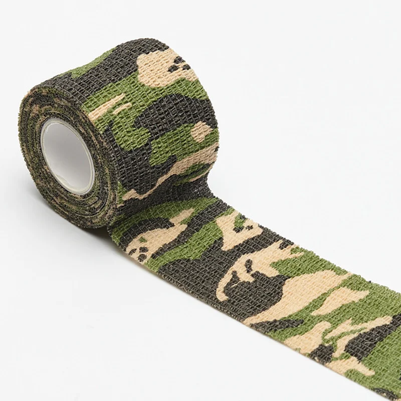 5cm*4.5m Camouflage sports knee pads protective wrap with camouflage self-adhesive bandage ankle finger arm movement -7 | Спорт и