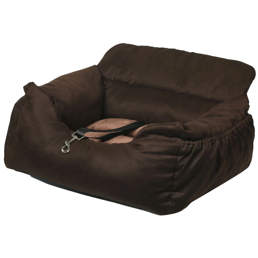 

Дорожный Чехол для на автомобильное сиденье для перевозки собак моющийся Гамак, сумка для переноски домашних животных, ремень безопасности...