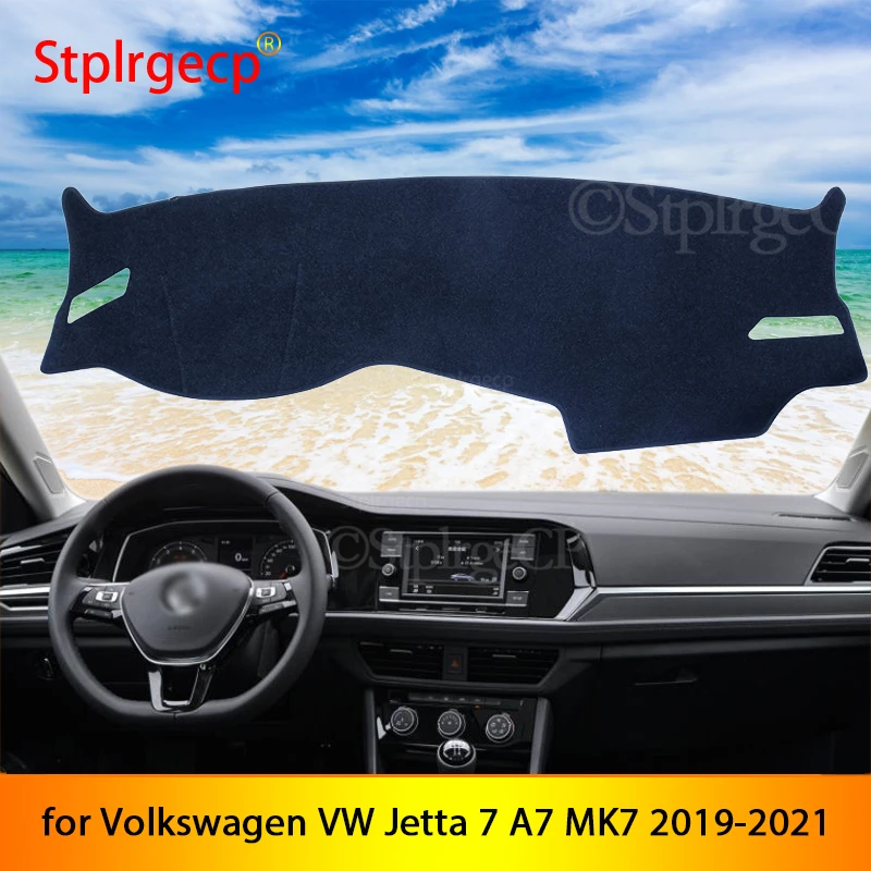 

for Volkswagen VW Jetta 7 A7 MK7 2019 2020 2021 Anti-Slip Mat Dashboard Cover Pad Sunshade Dashmat Car Accessories