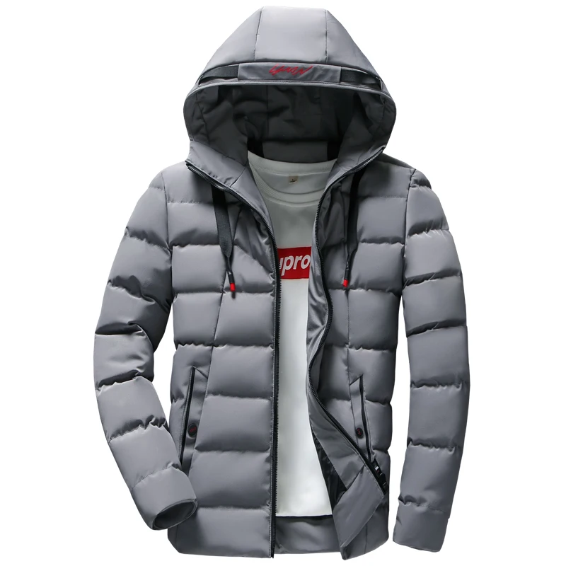 Мужская куртка с хлопковой подкладкой Зимняя парка 2018 Новое поступление пальто