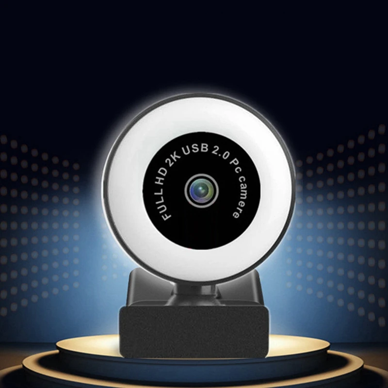 Internet Celebrity Live Broadcast Beauty Supplement Light Computer Camera USB Drive-Free HD Webcam with Microphone | Электроника